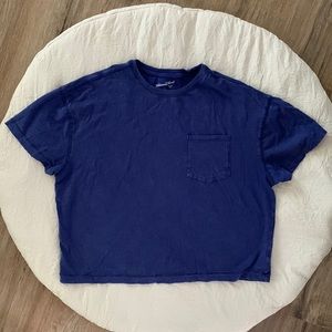 NWOT Universal Thread Blue cropped tee
